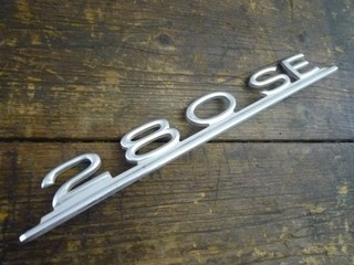 Emblem Schriftzug Typenzeichen 280 SE W108 W109 W111 Mercedes Oldtimer