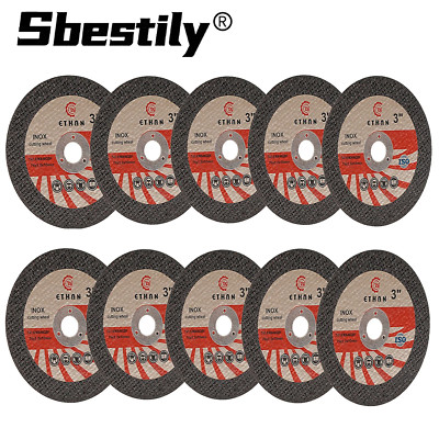 10 Stück Mini Trennscheibe Rundharz Schleifscheibe 75 mm für Winkelschleifer HL