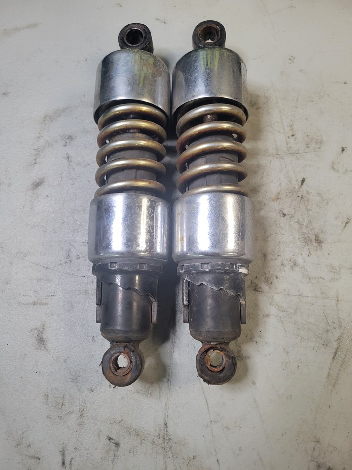 MPO Chrome Dual Spring Rear Shocks 12.75" For Honda VF750 Magna