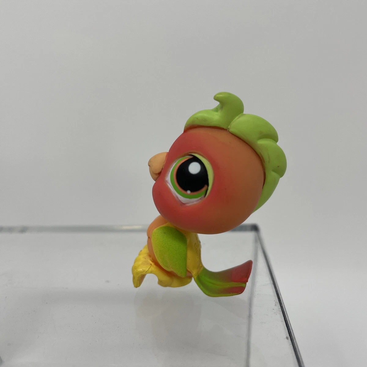 LPS Littlest Pet Shop 394 Parrot Bird Red Orange and Green eBay