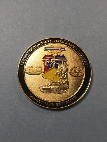 US Army Challenge Coin - 1st Battalion, 66th Armor Regiment