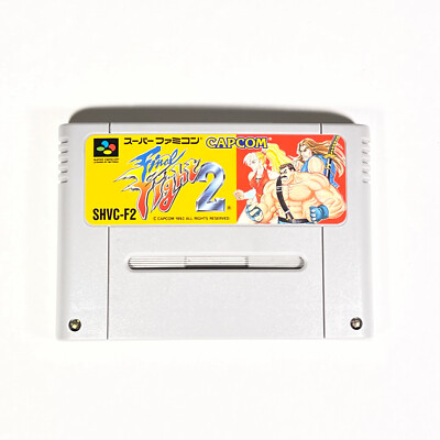 Final Fight 2 Super Famicom Nintendo SNES Original Japan Console Game ...