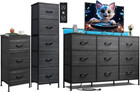 3 Drawer Dresser, 5 Drawer and 9 Drawer Dresser Set, Dresser for Bedroom, Closet