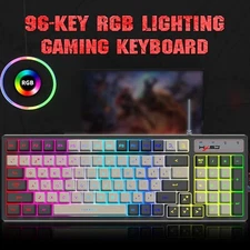 HXSJ V600 Wired Membrane Keyboard Streamer Gaming Keyboard 26 Keys Conflict-Free