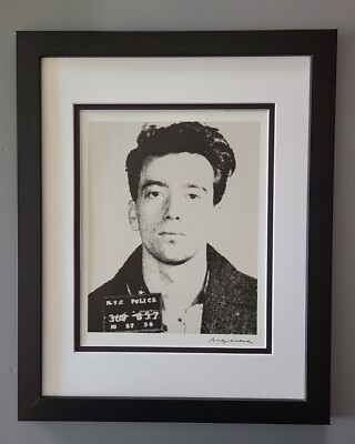 ANDY WARHOL + SIGNED MOST  WANTED POP ART PRINT  FRAMED READY TO DISPLAY