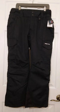 Arctix Women's Snowsport Cargo Pants Black Ss Medium 8-10 Water/Wind Resistant