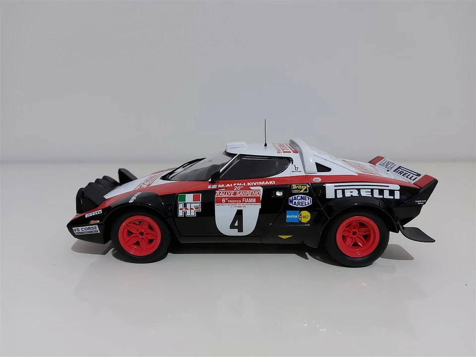 LANCIA STRATOS HF Winner Rally Sanremo 1978 - Minichamps 1/18 Limited 456 pcs - Immagine 4 di 4