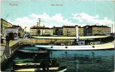 CPA AK FIUME Molo Adamich CROATIA (596847)