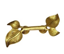 Armadio grande forma piombo stile vintage fatto a mano ottone porta Almirah maniglia estraibile