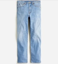 J Crew Women High Rise Slim Boyfriend Blue Cotton Denim Jeans Pant 27 Tall Vail