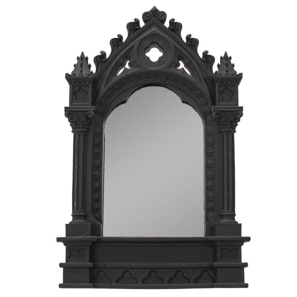 PT Alchemy Gothic Black Cathedral Table Standing Mirror | eBay