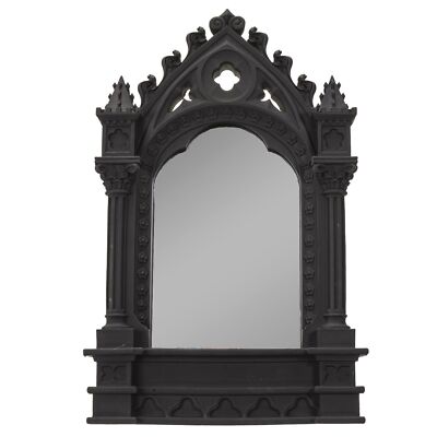 PT Alchemy Gothic Black Cathedral Table Standing Mirror | eBay