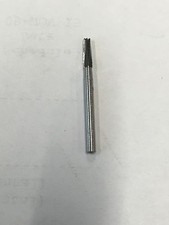 25 Dental Solid Carbide Burs FG # 702L Tapered Fissure CrossCut Made In The Usa