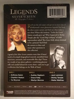 Legends of the Silver Screen: The Biographies Collection (DVD