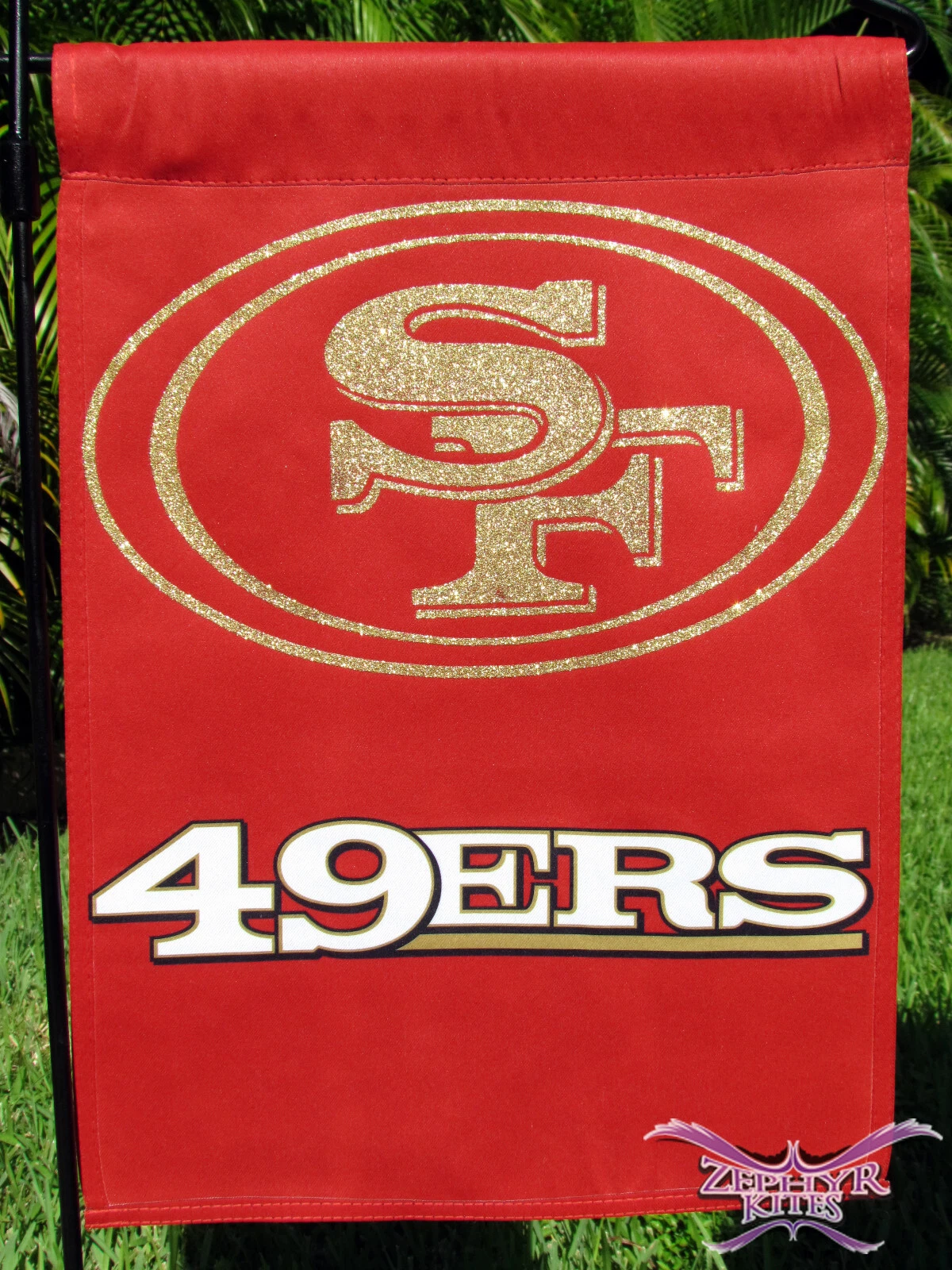 San Francisco 49ers garden flag double sided 12"x18" flag