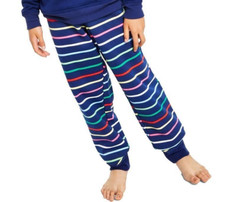 Charter Club Kids Boys Girls Jogger Pajama Pants, Blue Multi Stripe, 14-16