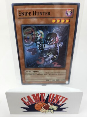 YuGiOh Snipe Hunter CP03-EN004 Champion Pack Super Rare MP