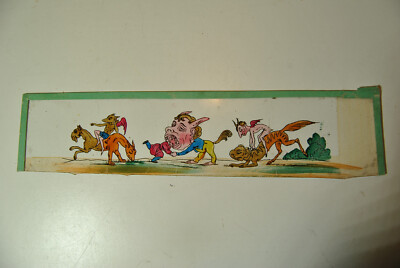 Lot De 5 Plaques De Verre Pour Lanterne Magique - 19ème Siècle - Anciennes