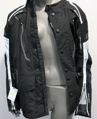 IXS Saragossa X52010 - 031 Motorcycle Jacket Black - White Size XL