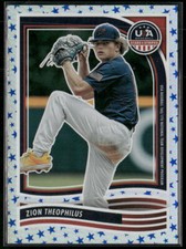 Zion Theophilus 2024 Panini Stars & Stripes USA Baseball Stars #118 USA Baseball