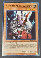 Yugioh - 1x Fiendish Rhino Warrior - SR06-EN017- 1st Edition - NM 2018 - Common