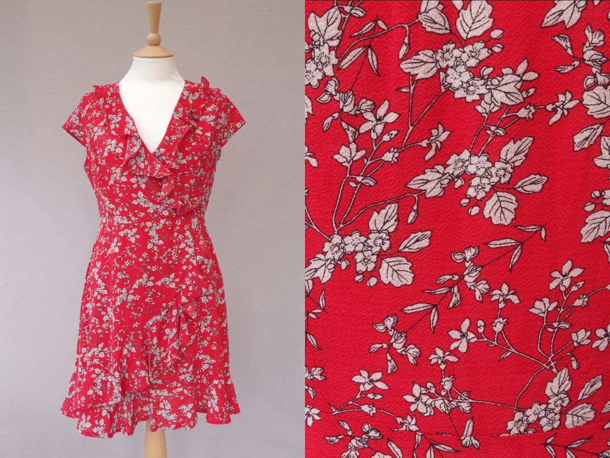 Stella Morgan Dress UK10 Summer Frill JE907 | eBay