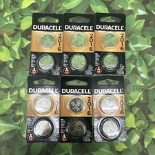 Duracell 2016 3V Lithium Coin Battery Long Lasting DL2016B2  12-Pack EXP 2029