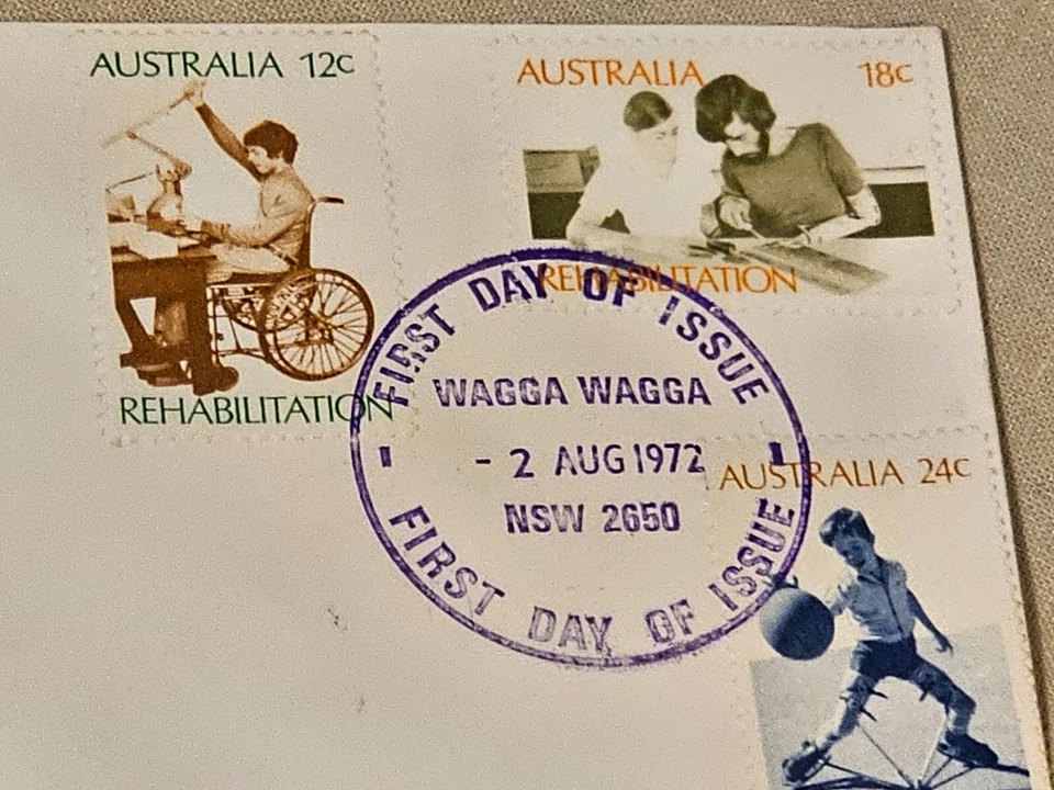 1st Day Issue Rehabilitation Series Rehabilitation International 1922-1972 - Image 4 of 4