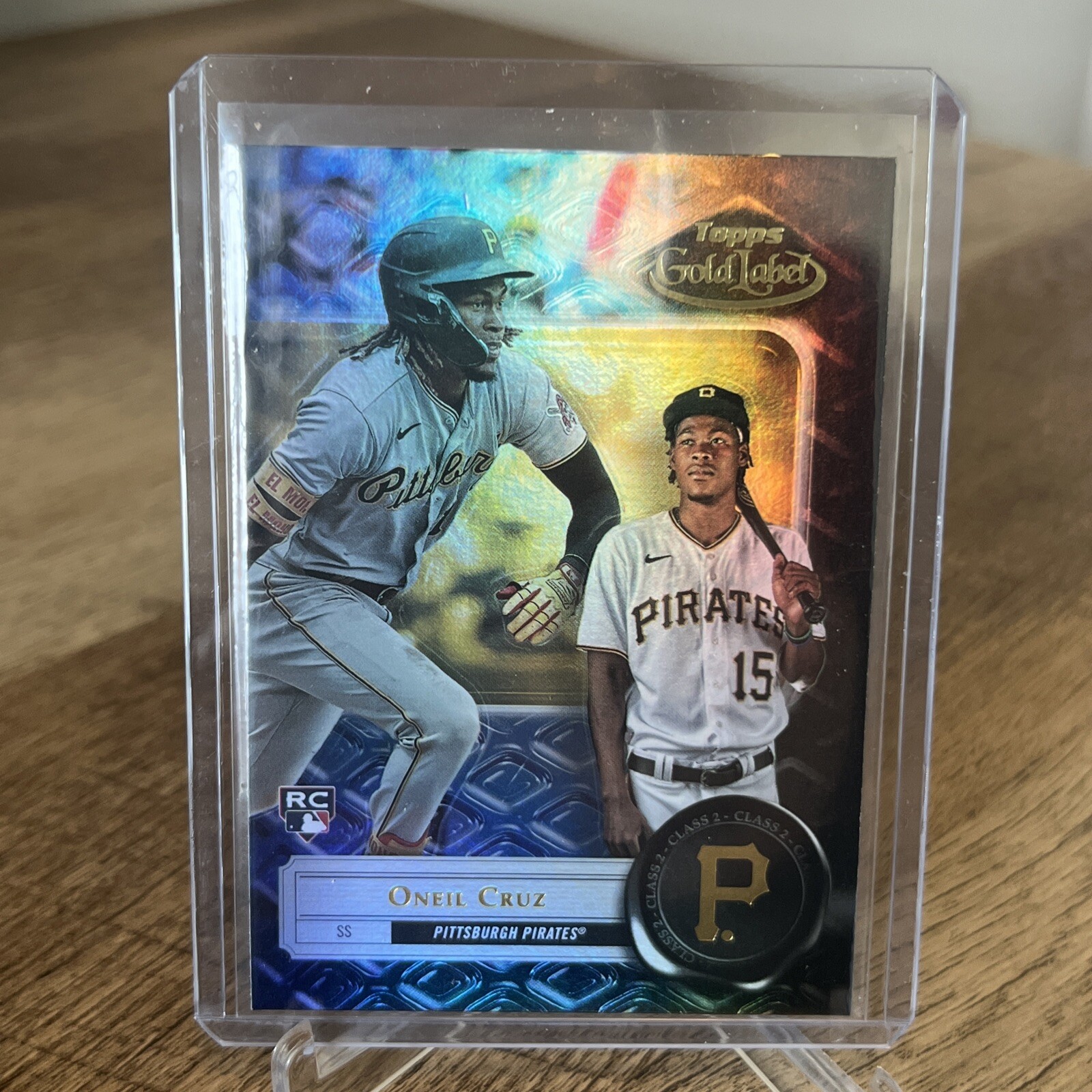 2022 Topps Gold Label Black Class 2 #95 Oneil Cruz RC (Pirates)