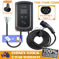 EV Charging Station 7kW /11kW /22kW Type 2 +App control Electric Vehicle Charger