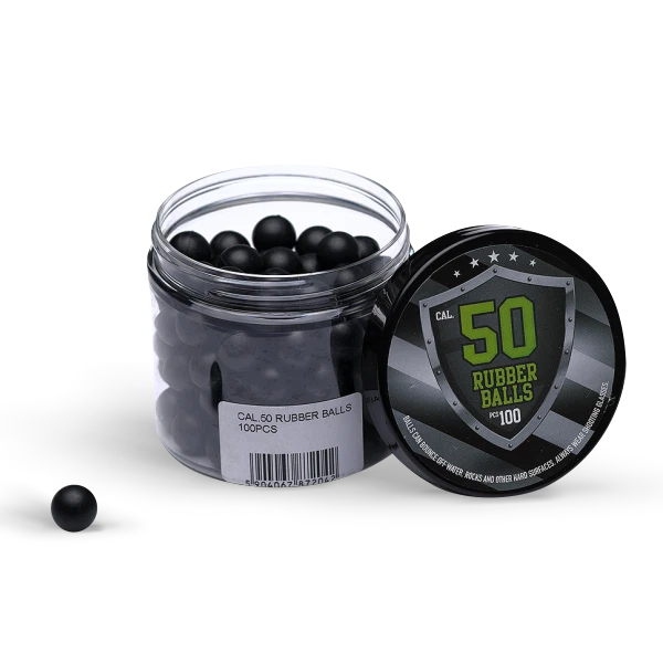 IDP 100 Hartgummi Rubberballs Reballs Paintballs Cal.50