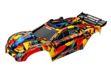 Traxxas 6718R Carrosserie Rustler Vxl 4x4 Solar Flare Complet