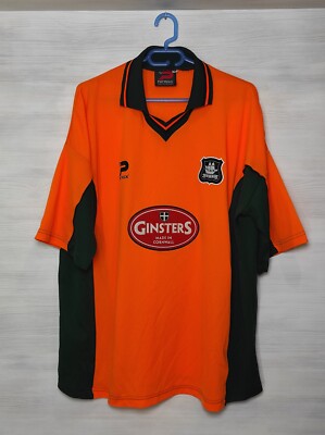 PLYMOUTH ARGYLE FC 2002-03 AWAY SHIRT PATRICK JERSEY SOCCER SIZE