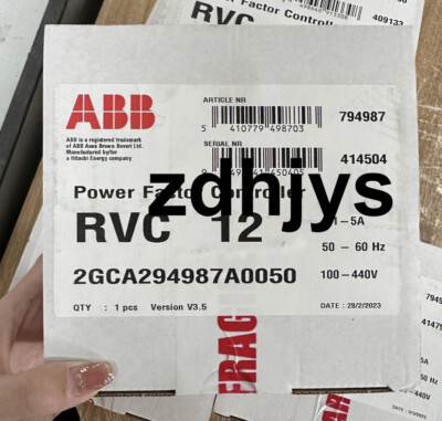 NEW ABB RVC-12/1-5A Power Factor Automatic Compensation Controller #A