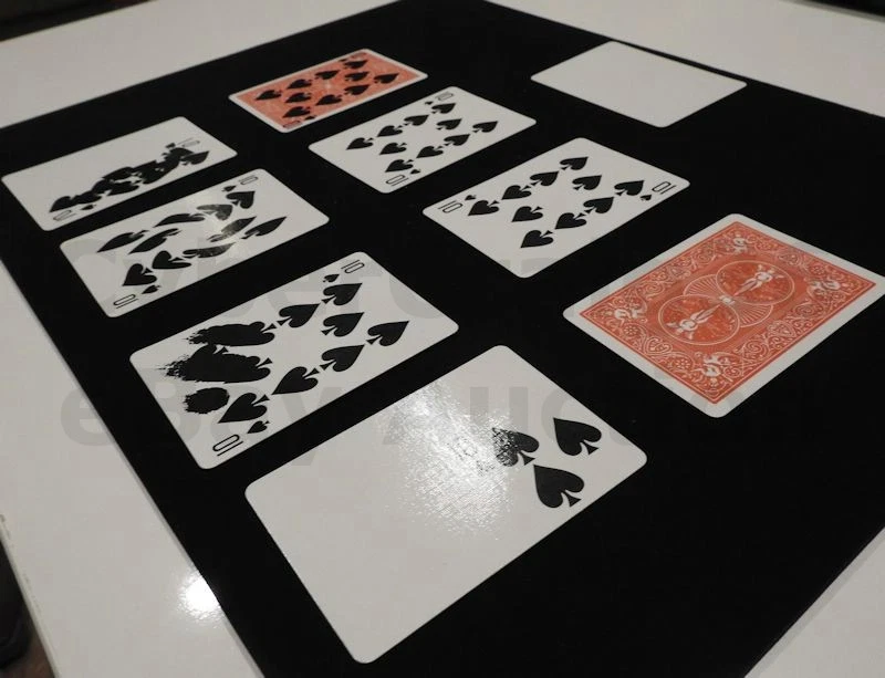 BLANK CARD PRINTING RED BACK GIMMICK GAFF INSTANT 10 OF SPADES PRINT MAGIC TRICK - Image 3 of 3
