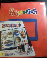 Memories Forever Postbound Album Scrapbooking 10 Pages Book RED