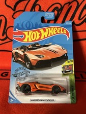 Hot Wheels 2019 HW Exotics Series #223 Lamborghini Aventador J Orange w/ MC5s