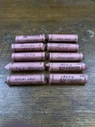Lincoln Cent Floating Head Neckless BU Rolls 1957 D (10 rolls)