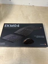 ProtoArc EKM04 Wireless Ergo Keyboard Mouse and Separate Numeric Keypad! BUNDLE!