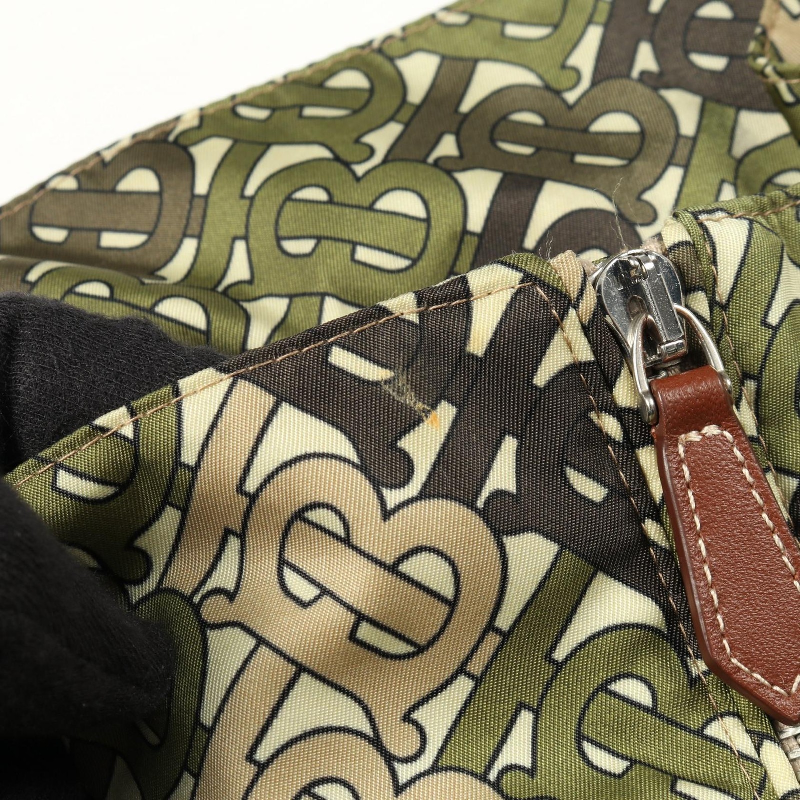 BURBERRY TB Monogram Nylon Jacket Outer Nylon Wom… - image 6