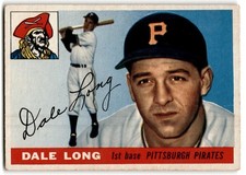 1955 Topps Dale Long Rookie Card! in MId-Grade 