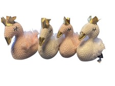 Baby Swan mobile toys x4 Living Textiles - Baby Toys