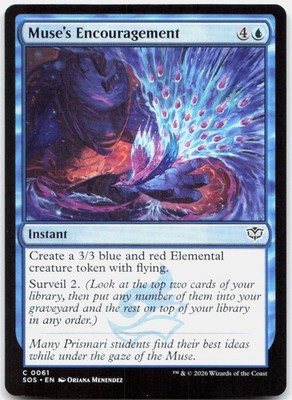 Muse's Encouragement ** SOS 61 NM