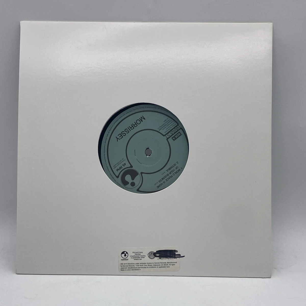 Morrissey Single Vinyl Records for sale | eBay