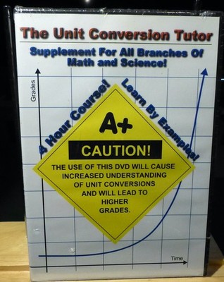 THE UNIT CONVERSION TUTOR 1 DVD  4 Hour Course