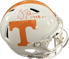 Tennessee Volunteers Phillip Fulmer Signed Speed Fullsize Helmet Beckett Cert