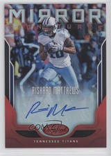 2017 Certified Mirror Signatures Red 49/60 Rishard Matthews #MS-RM Auto 6ks