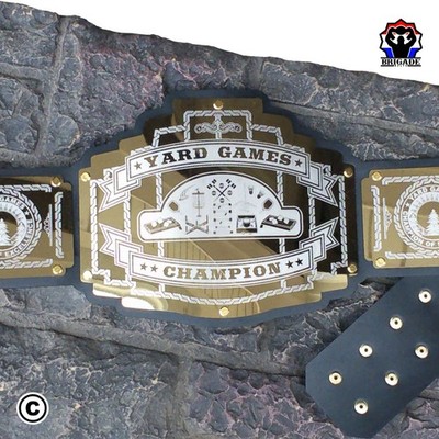 Yard Games champion Championship Title Belt Wrestling Wwe Family Tailgating Bbq