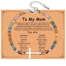 Cross Bracelet for Women,Christian Gifts for Women,Confirmation Baptism Eas - 01