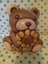 Orso 🐻 Teddy Marrone Con Girasole 🌻 Thun Vecchia Produzione 